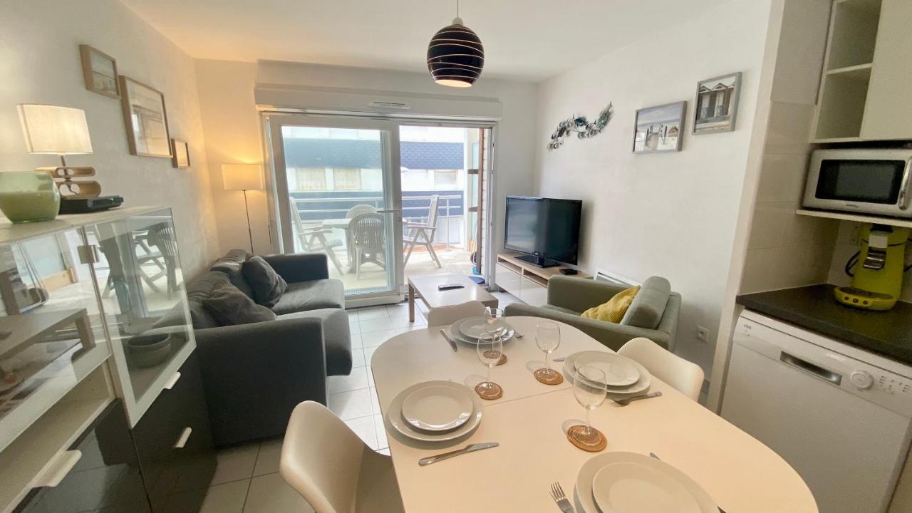 Superbe Apt Cosy, 50M De La Plage, 4 Pers, Vue Cote Mer فورت ماهون بلاج المظهر الخارجي الصورة